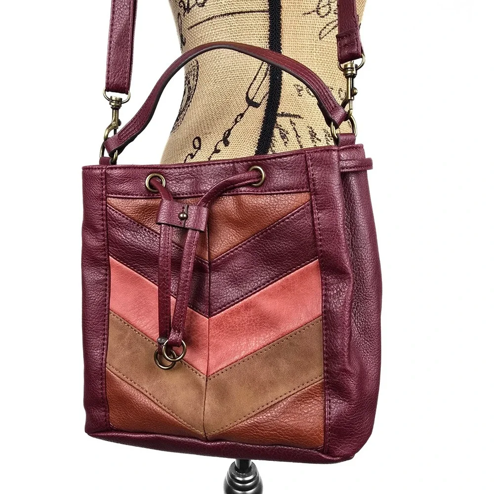 N/A chevron patchwork
